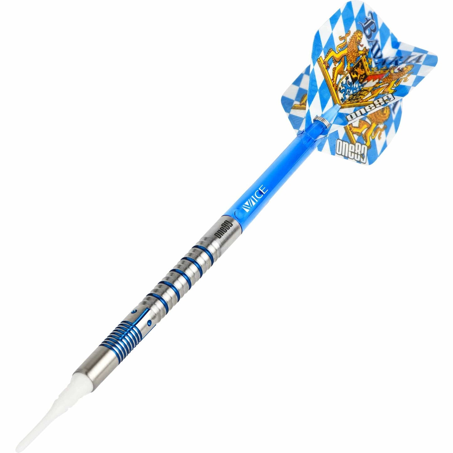One80 Bavaria Ultra Long Darts - Soft Tip - S03 - Blue 19g