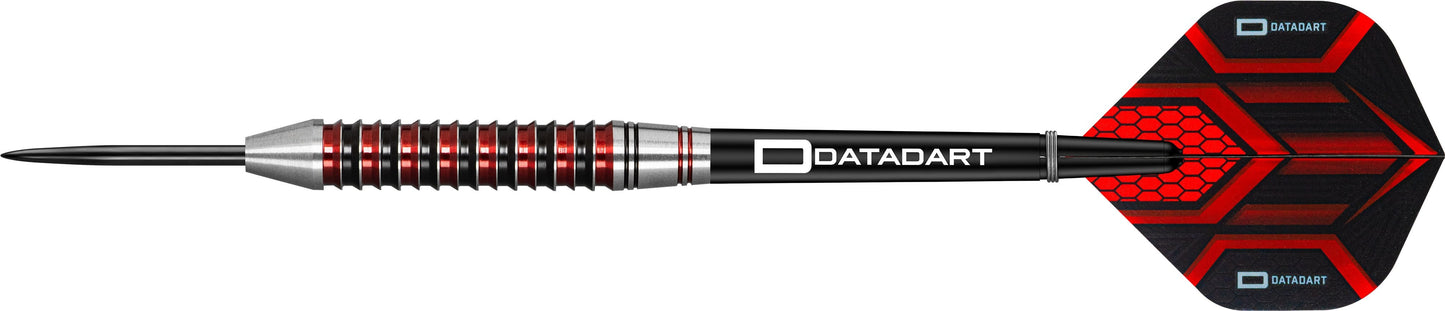 Datadart Red Demon Darts - Steel Tip - Red Rings