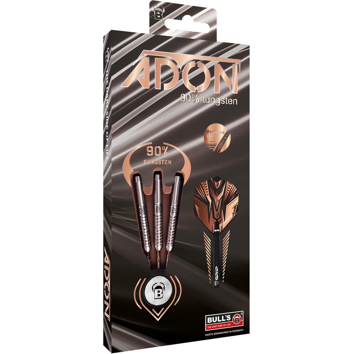 BULL'S Adon Darts - Steel Tip - Bronze