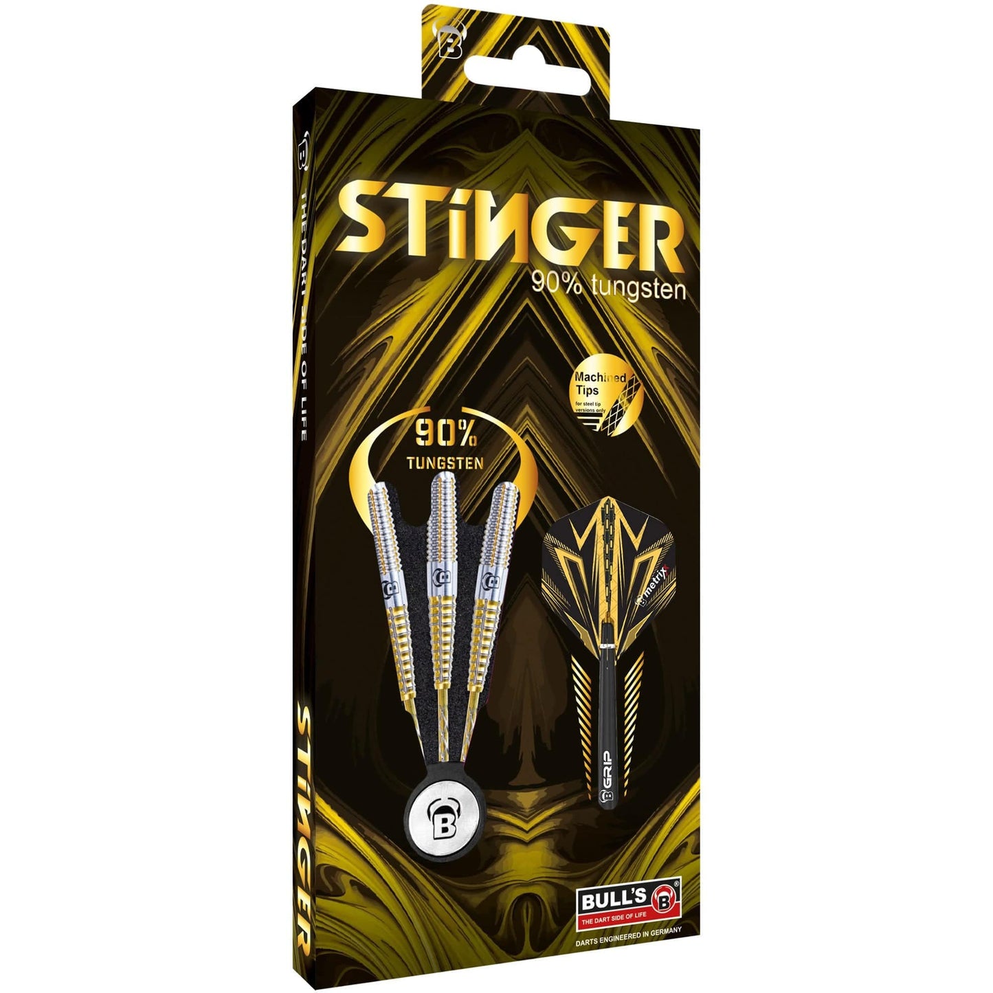 BULL'S Stinger Darts - Steel Tip - Gold Titanium