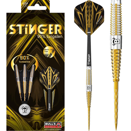 BULL'S Stinger Darts - Steel Tip - Gold Titanium 21g