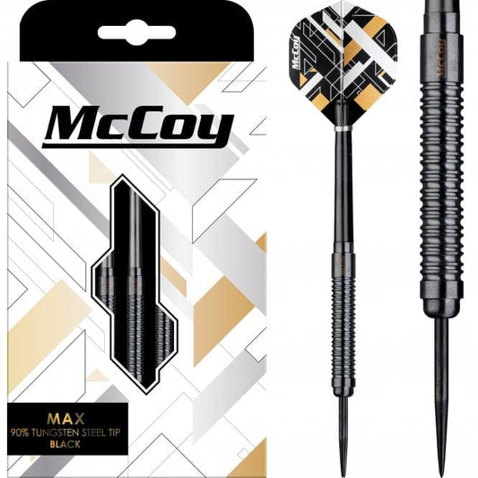 McCoy MAX - 90% Steel Tip Tungsten - Black