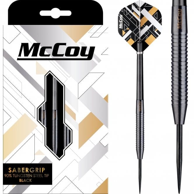 McCoy Sabergrip - 90% Steel Tip Tungsten - Black