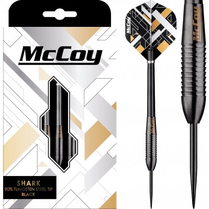 McCoy Shark - 90% Steel Tip Tungsten - Black
