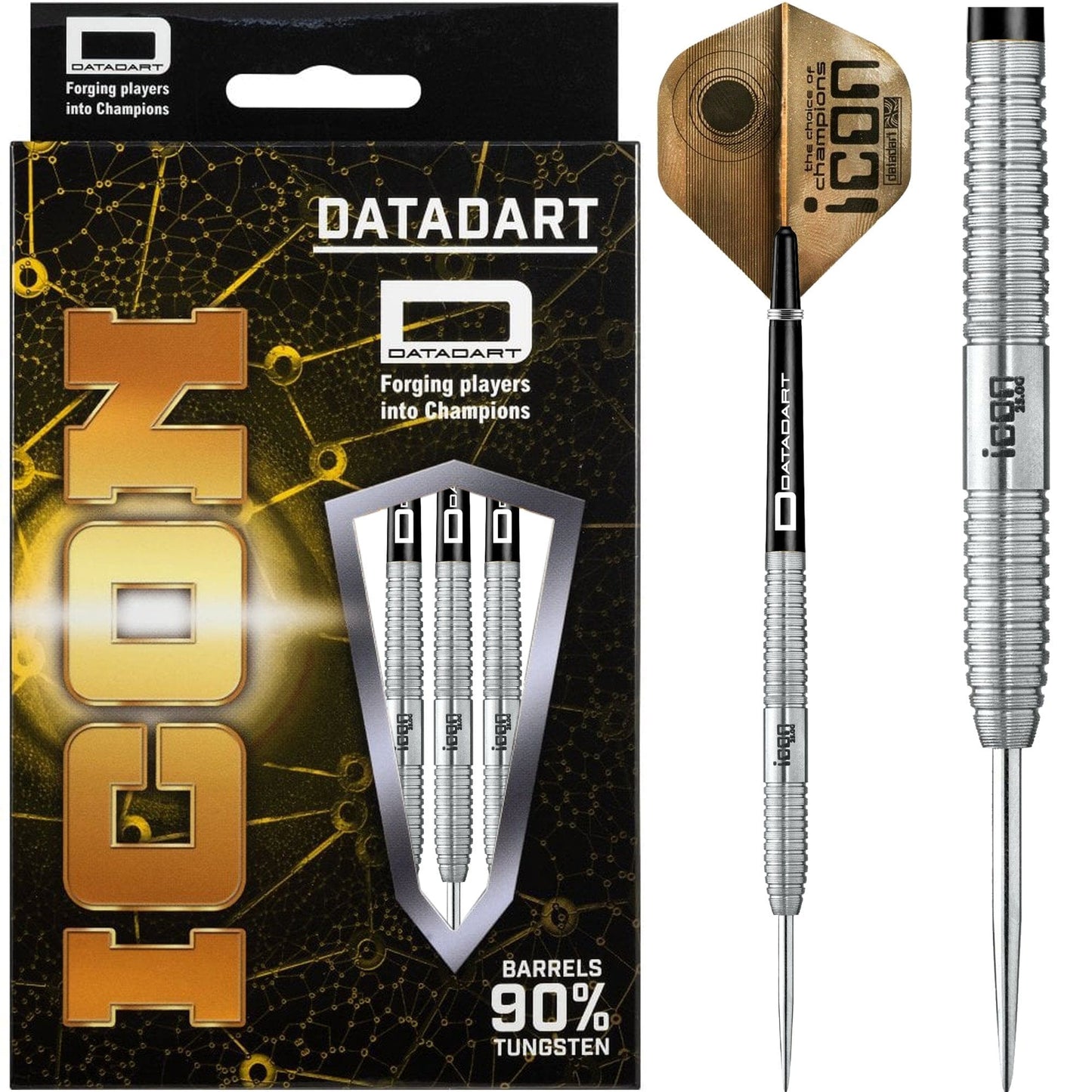 Datadart Icon Darts - Steel Tip - Elite Players - 25g 25g