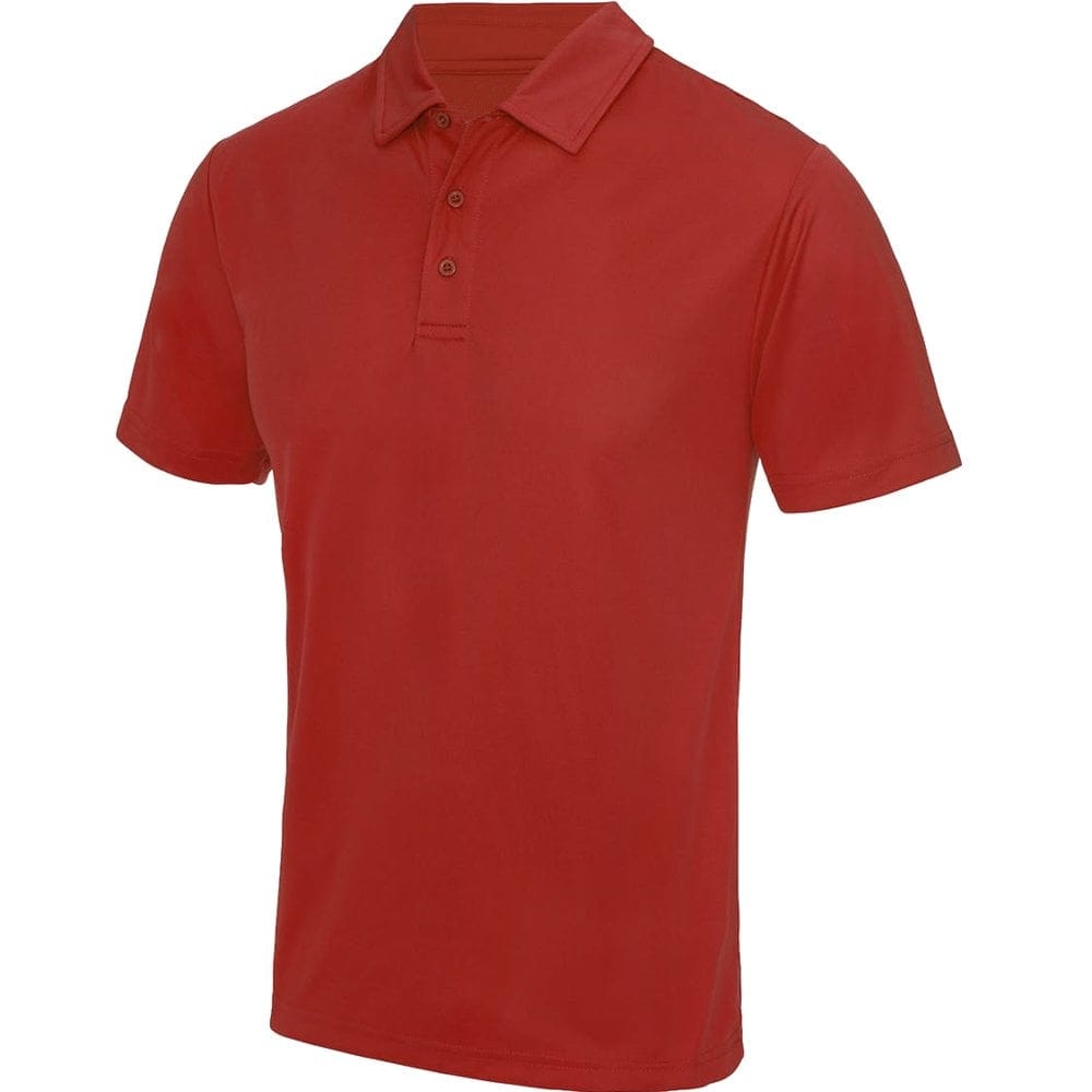 Dart Shirts - Dart Team Polo Shirt - Just Cool - Fire Red 2XL