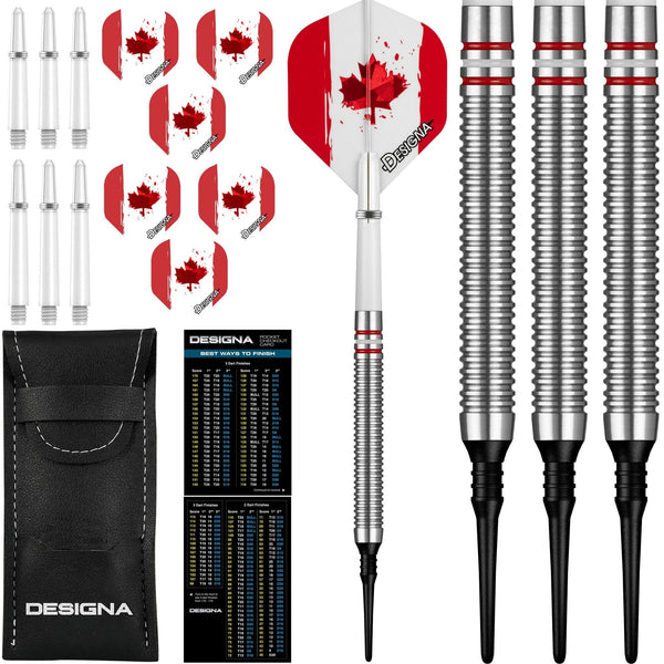 Designa Patriot-X Darts - Soft Tip - Canada
