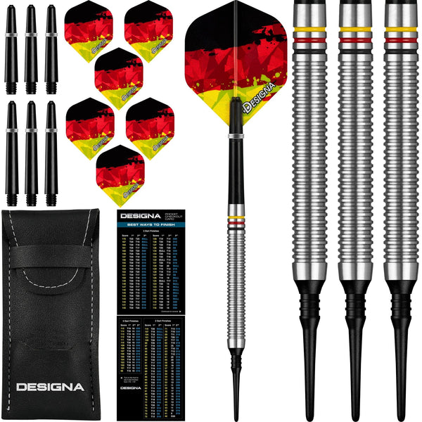 Designa Patriot-X Darts - Soft Tip - Germany