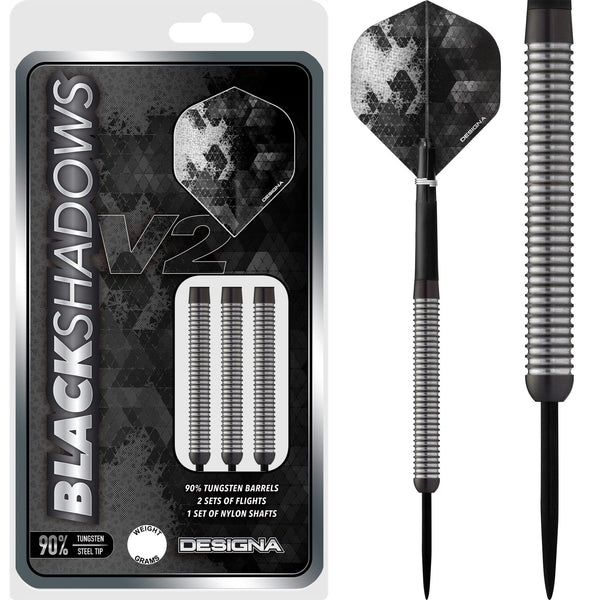 Designa Black Shadow V2 Darts - Steel Tip - M1