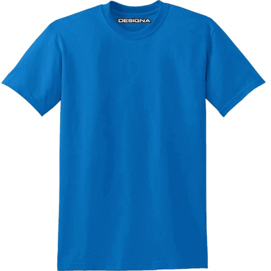 Designa - T Shirt - Heavyweight - Cotton - Sapphire Blue 2XL