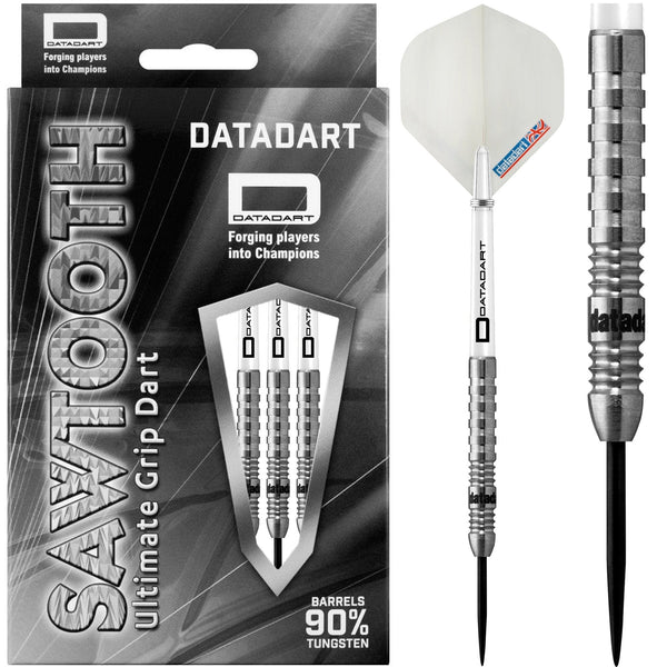 Datadart Sawtooth Darts - Steel Tip - Ultimate Grip