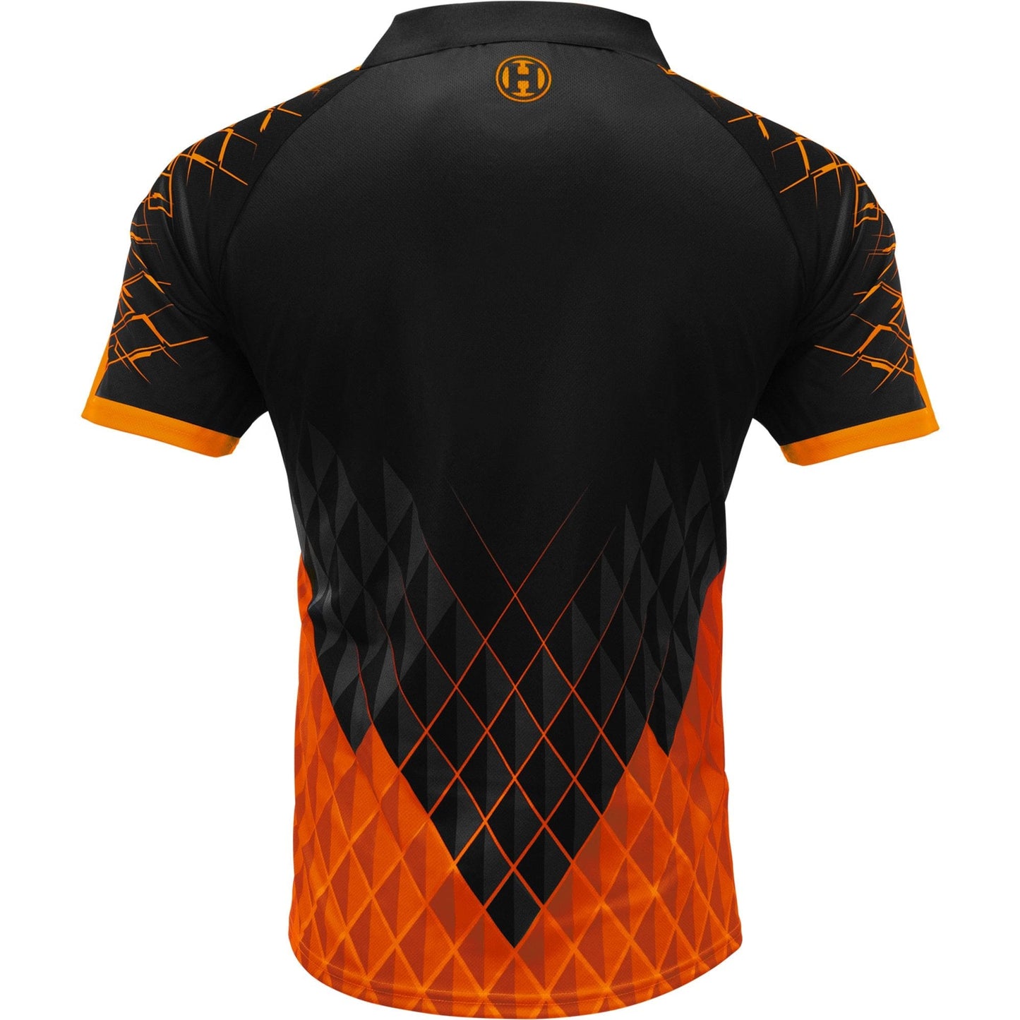 Harrows Paragon Dart Shirt - with Pocket - Black & Orange