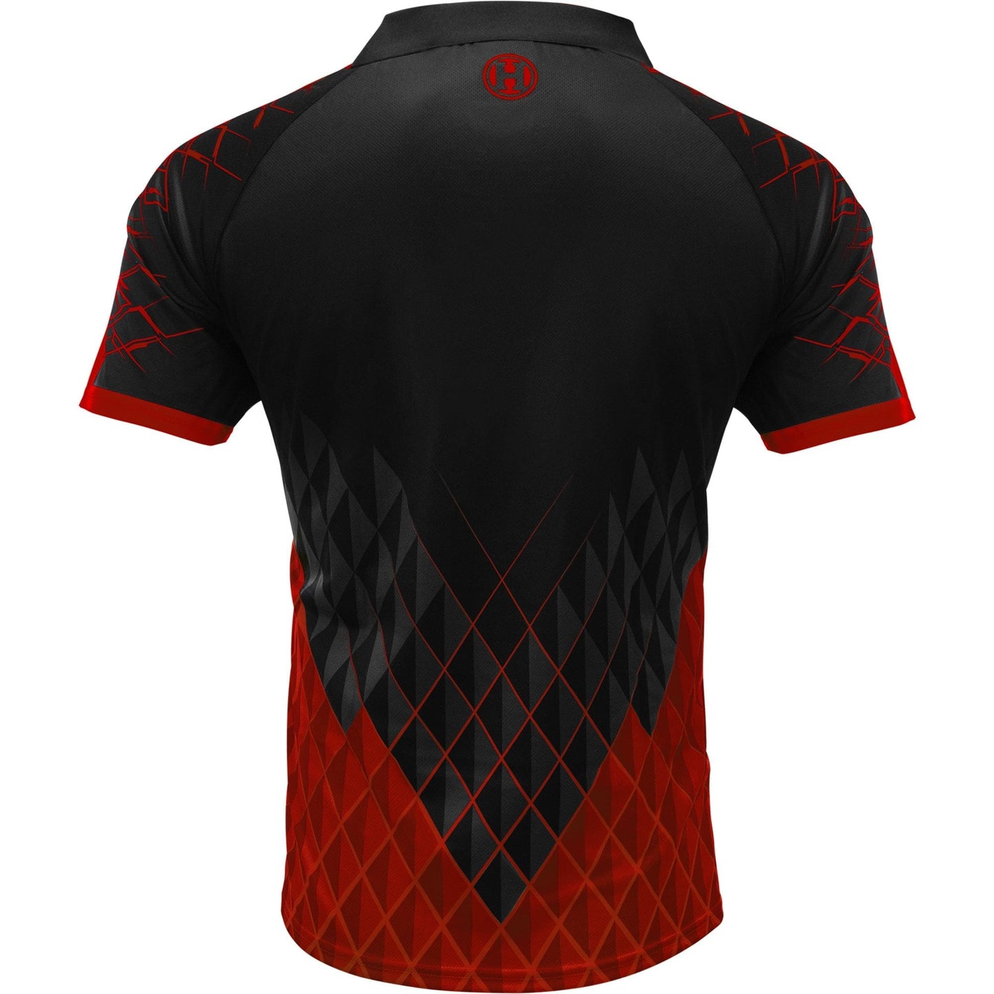 Harrows Paragon Dart Shirt - with Pocket - Black & Red