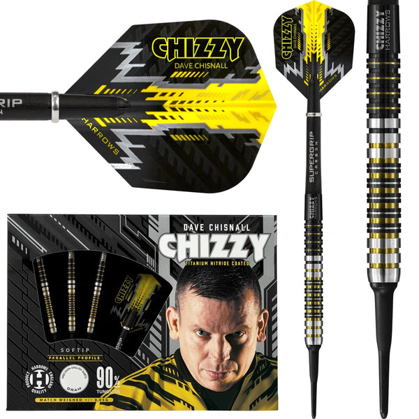 Harrows Dave Chisnall Darts - Soft Tip - Chizzy - S2