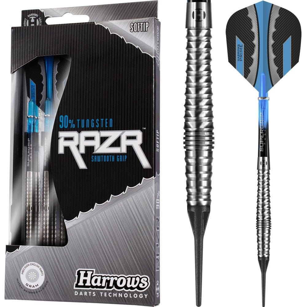 Harrows RazR Darts - Soft Tip - Bulbous 18g