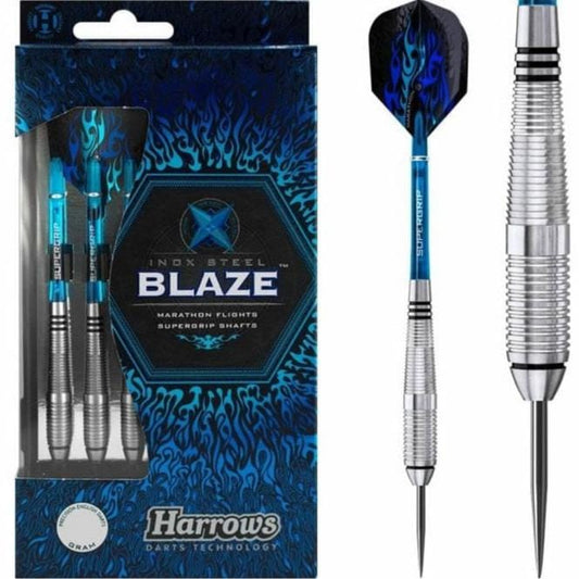 Harrows Blaze Darts - Steel Tip - Inox Steel - Tapered 22gPERS