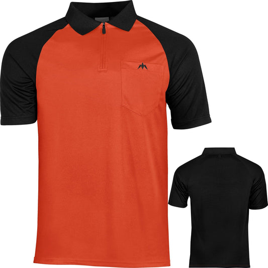*Mission Darts EXOS Cool FX Dart Shirt - Black & Orange 2XL