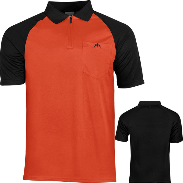 *Mission Darts EXOS Cool FX Dart Shirt - Black & Orange