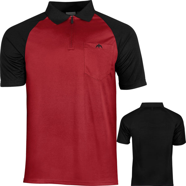 *Mission Darts EXOS Cool FX Dart Shirt - Black & Red