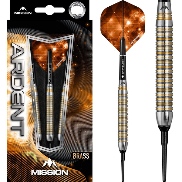 Mission Ardent Darts - Soft Tip Brass - M1 - Linear Ring