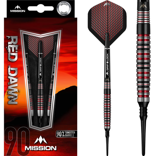 *Mission Red Dawn Darts - Soft Tip - M3 - Curved 20g