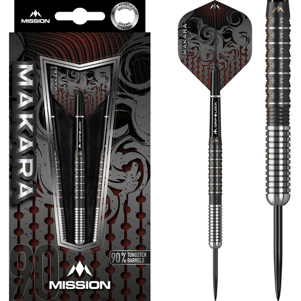 Mission Makara Darts - Steel Tip - M1 - Graphite PVD Black