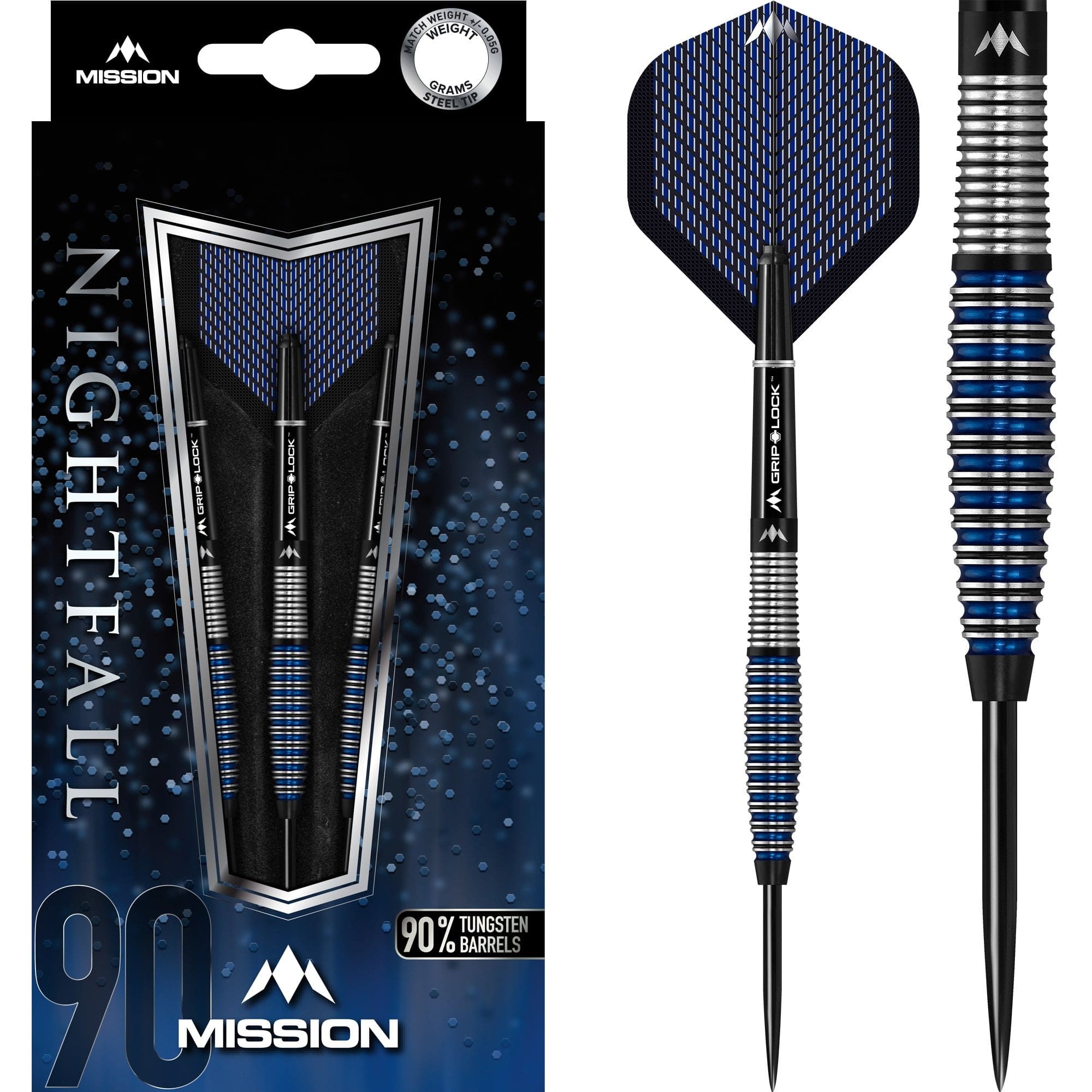 Mission Nightfall Darts - Steel Tip - M4 - Curved