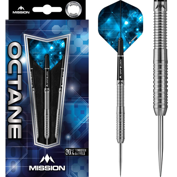 *Mission Octane Darts - Steel Tip - M3 - Rear Ring Grip