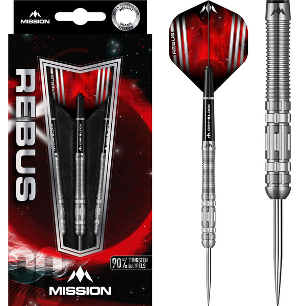 Mission Rebus Darts - Steel Tip - M4 - Rear Ring Grip