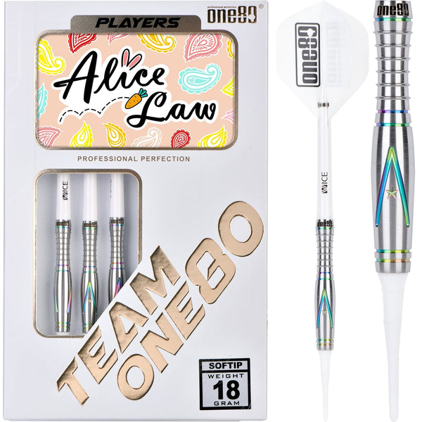 One80 Alice Law Darts - Soft Tip