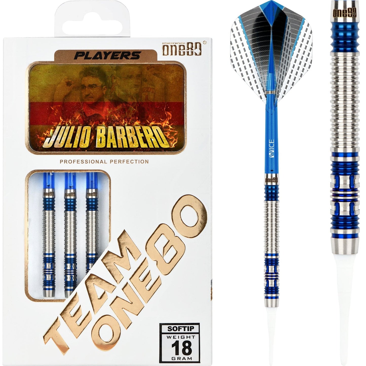 One80 Julio Barbero Darts - Soft Tip 20g