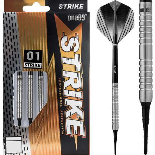 One80 Strike Darts - Soft Tip - S1 - Ringed 16g
