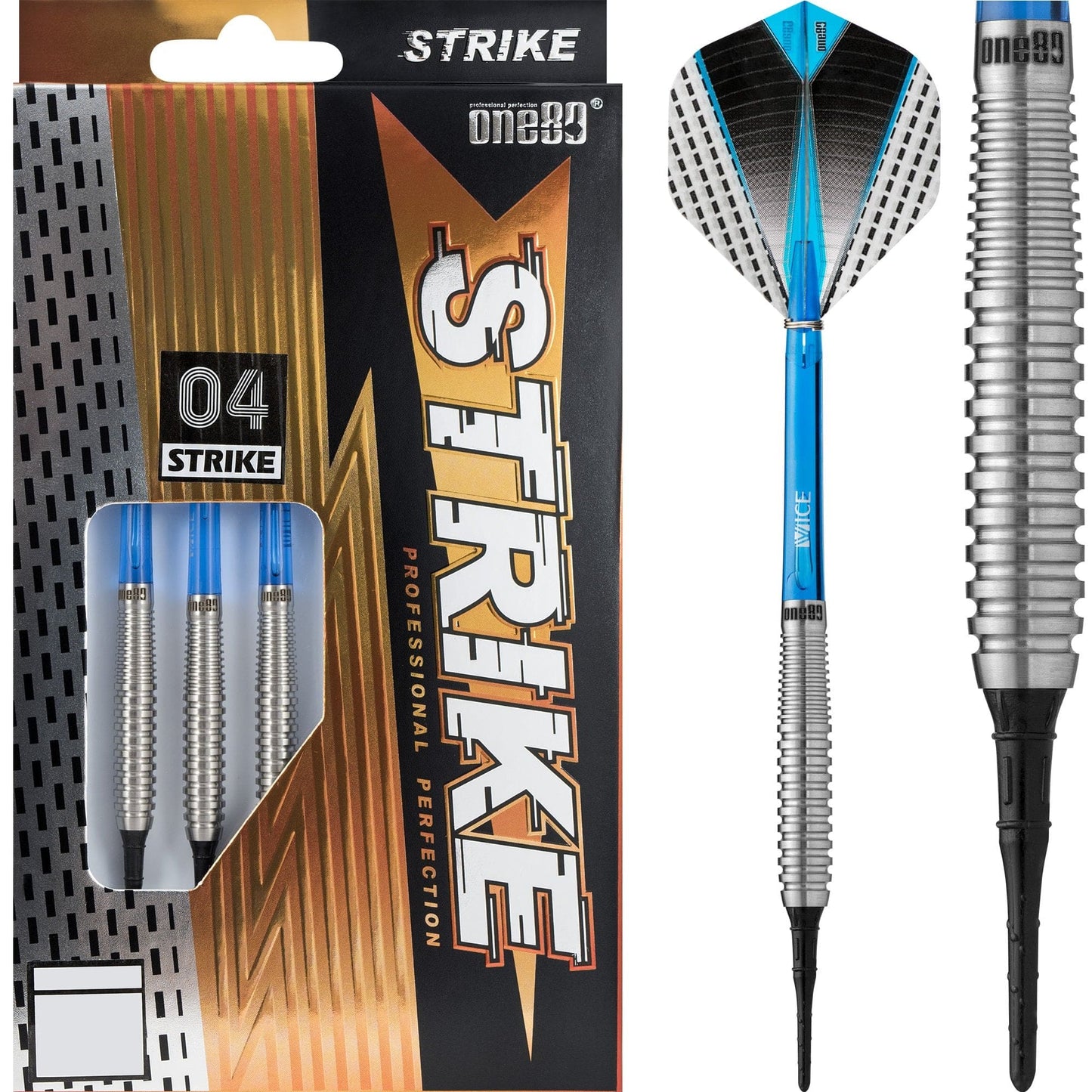 One80 Strike Darts - Soft Tip - S4 - Ringed 16g