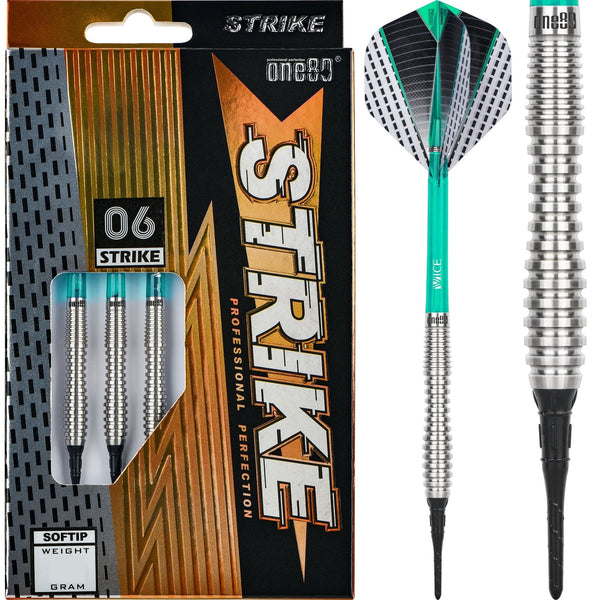 One80 Strike Darts - Soft Tip - S6 - Ringed