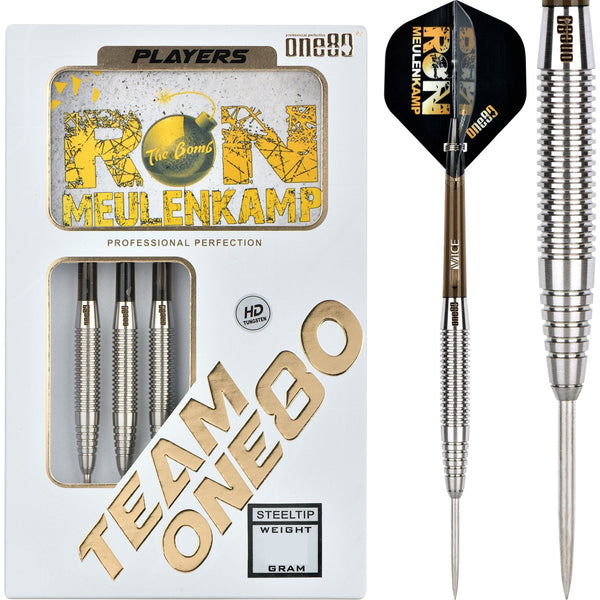 One80 Ron Meulenkamp Darts - Steel Tip - Natural