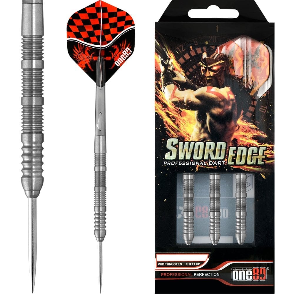 One80 Sword Edge Stilletto Darts - Steel Tip Tungsten - 22g 22gPERS