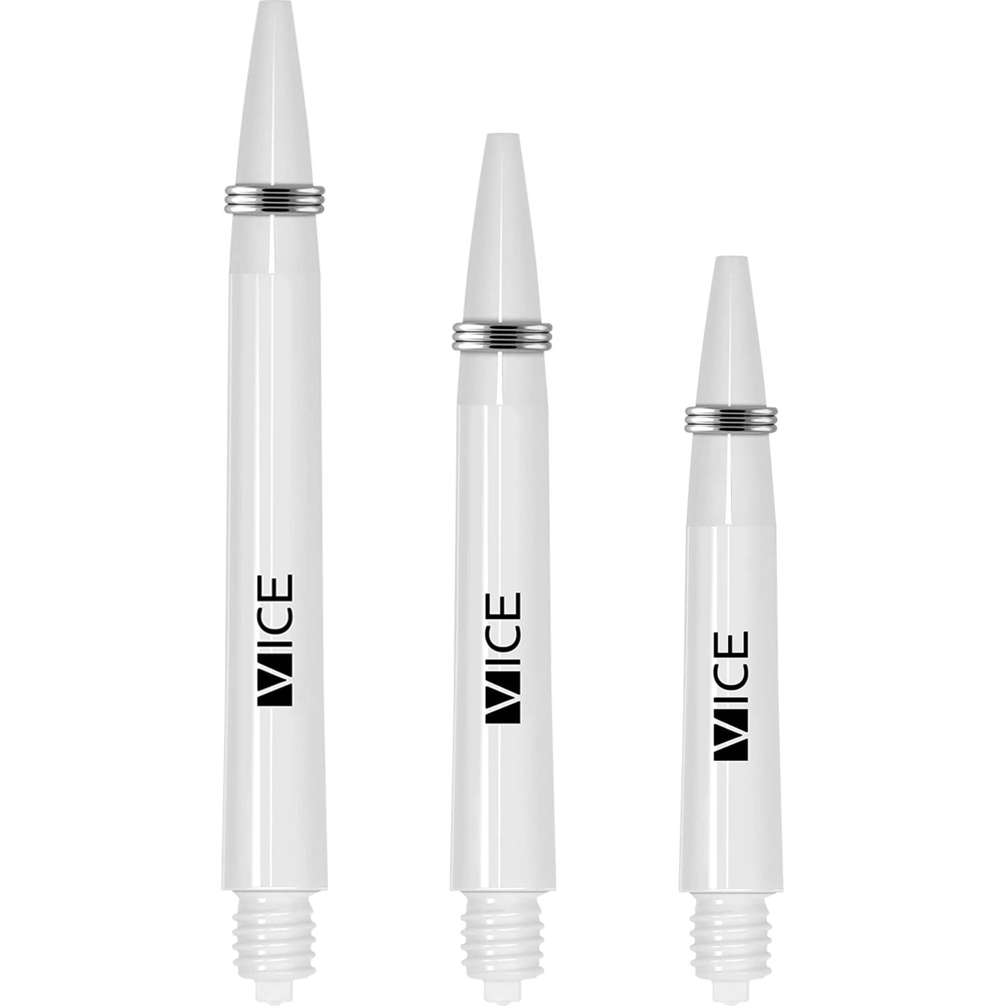 One80 Vice Shafts - Stems with Springs - White