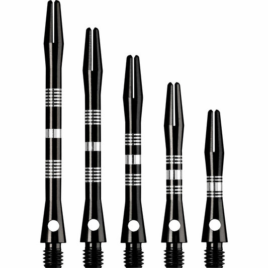 Designa Multiline Aluminium Shafts - Regrooved - Black