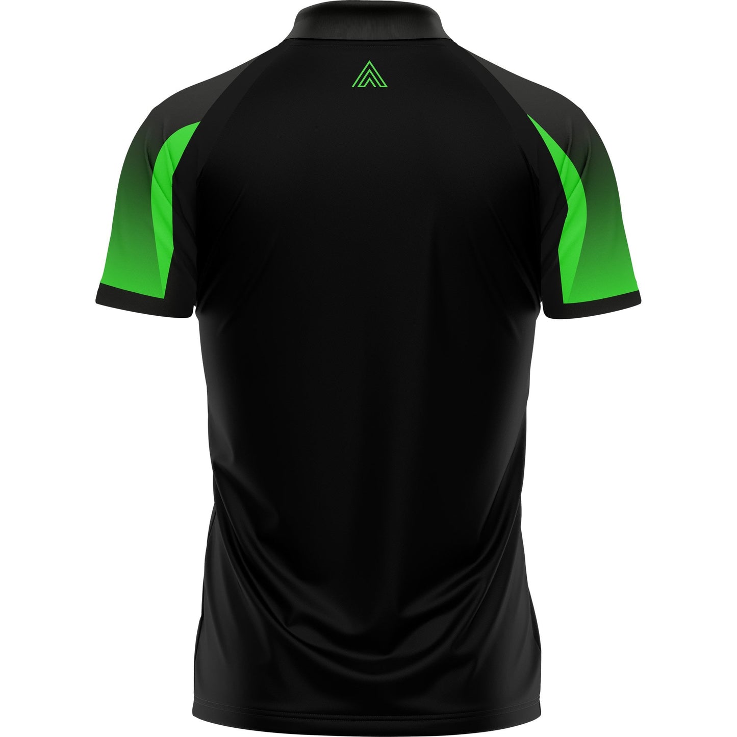 Arraz Flare Dart Shirt - with Pocket - Black & Green