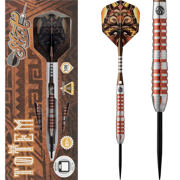 Shot Totem III Darts - Steel Tip - Front Weighted