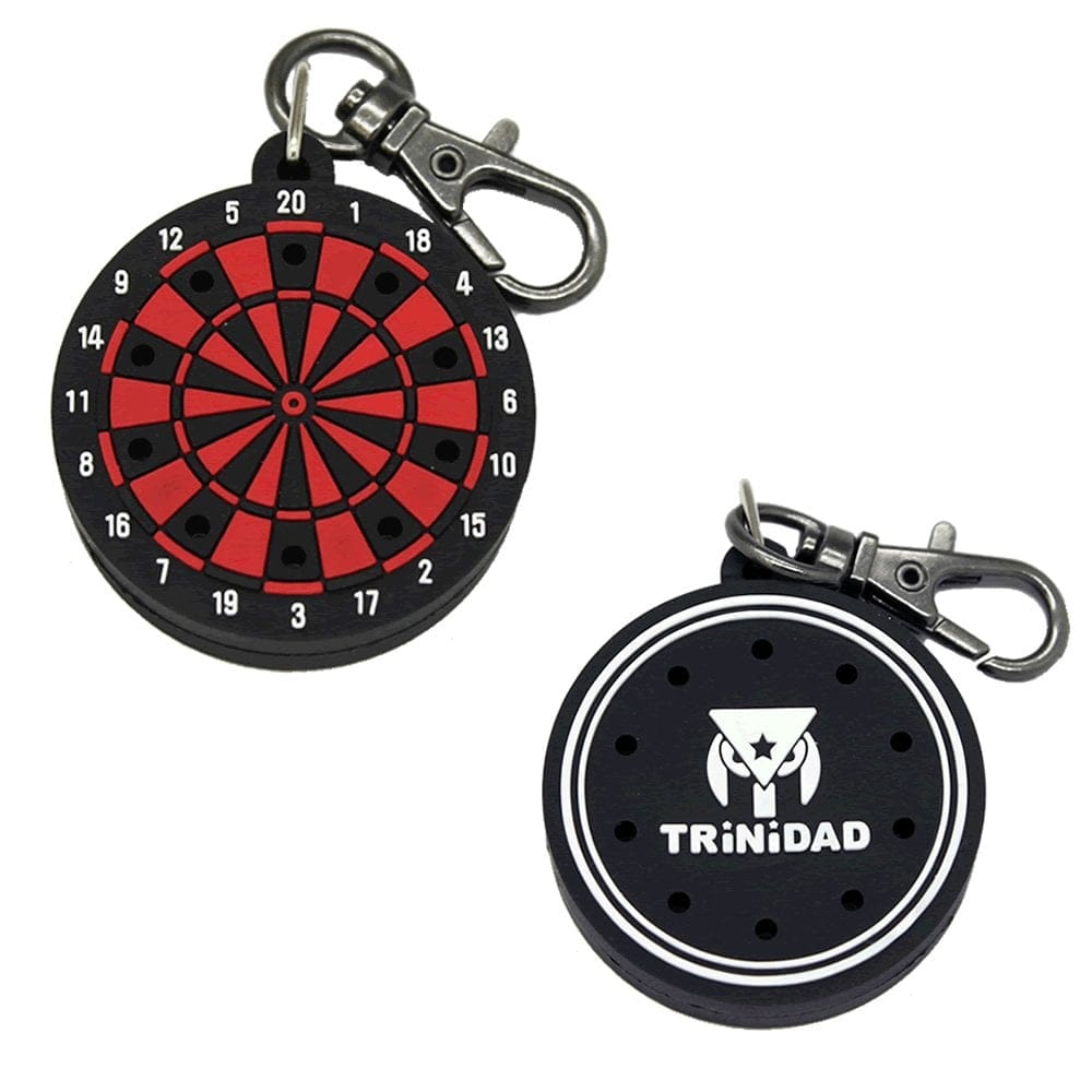 TRiNiDAD Dartboard Soft Tip Dart Holder with Clip Red