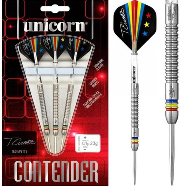 Unicorn Contender Darts - Steel Tip - Ted Evetts - 23g