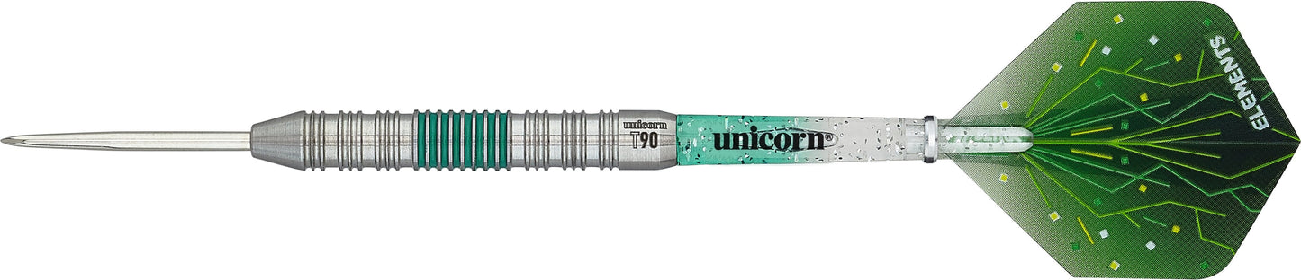Unicorn T90 Darts - Steel Tip - Core XL - S2 - Green
