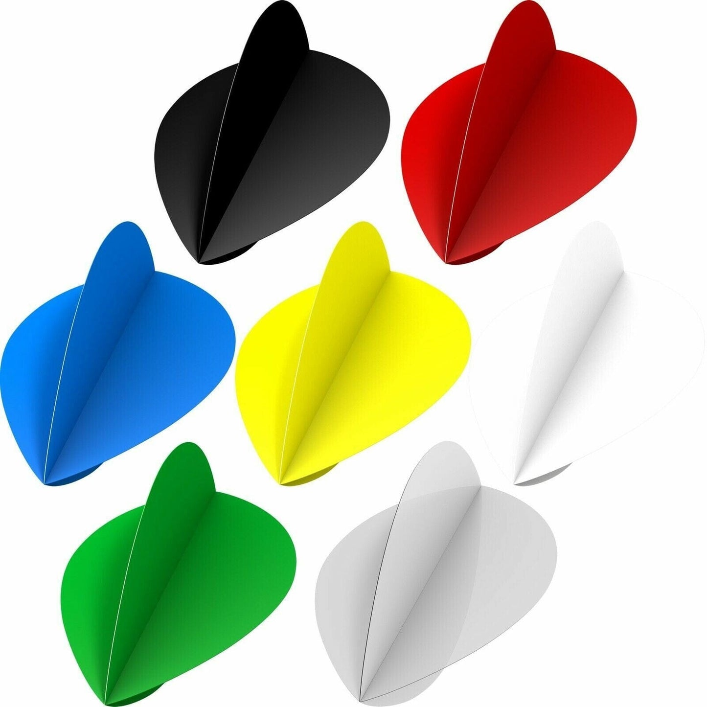 Ruthless Poly Plain - Solid - Dart Flights - 75 Micron - Pear