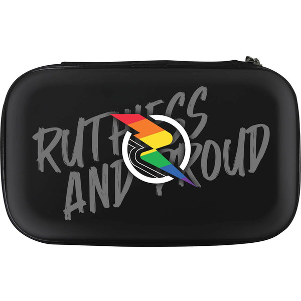 Ruthless - Pride Ruthless And Proud Rainbow Logo EVA Darts Case - Holds 2 Sets Of Darts