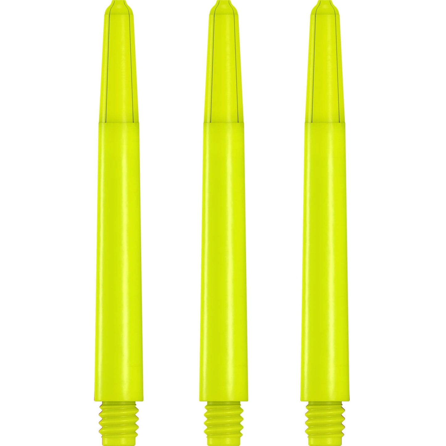 Designa Nylon Shafts - Durable Dart Stems - Neon Yellow Medium