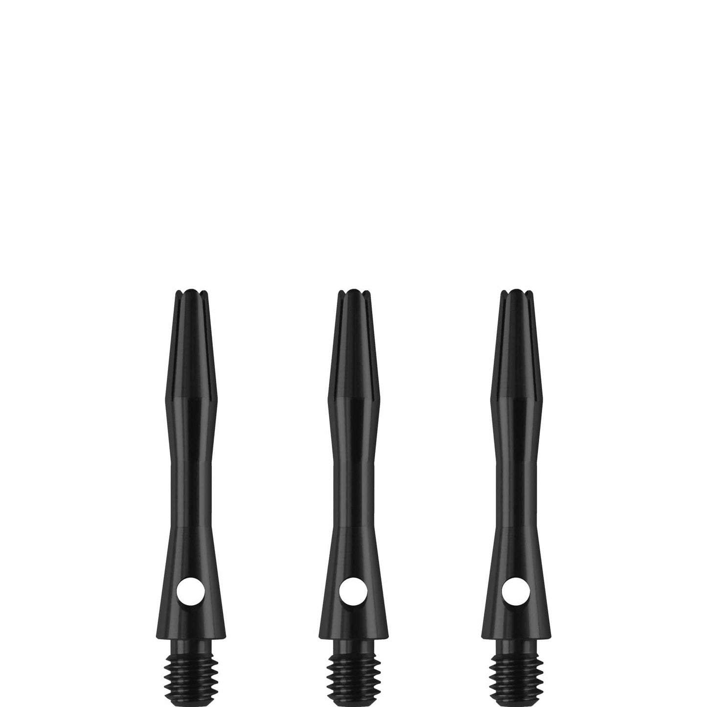 Designa Aluminium Shafts - Metal Dart Stems - Black Extra Short