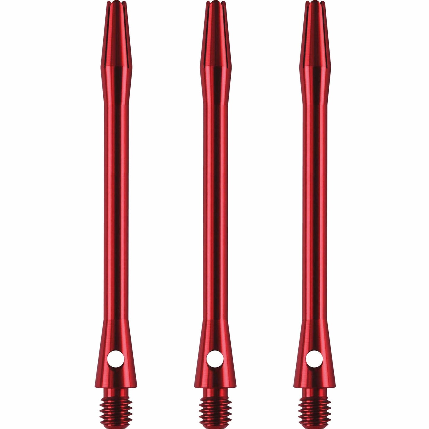 Designa Aluminium Shafts - Metal Dart Stems - Red Long