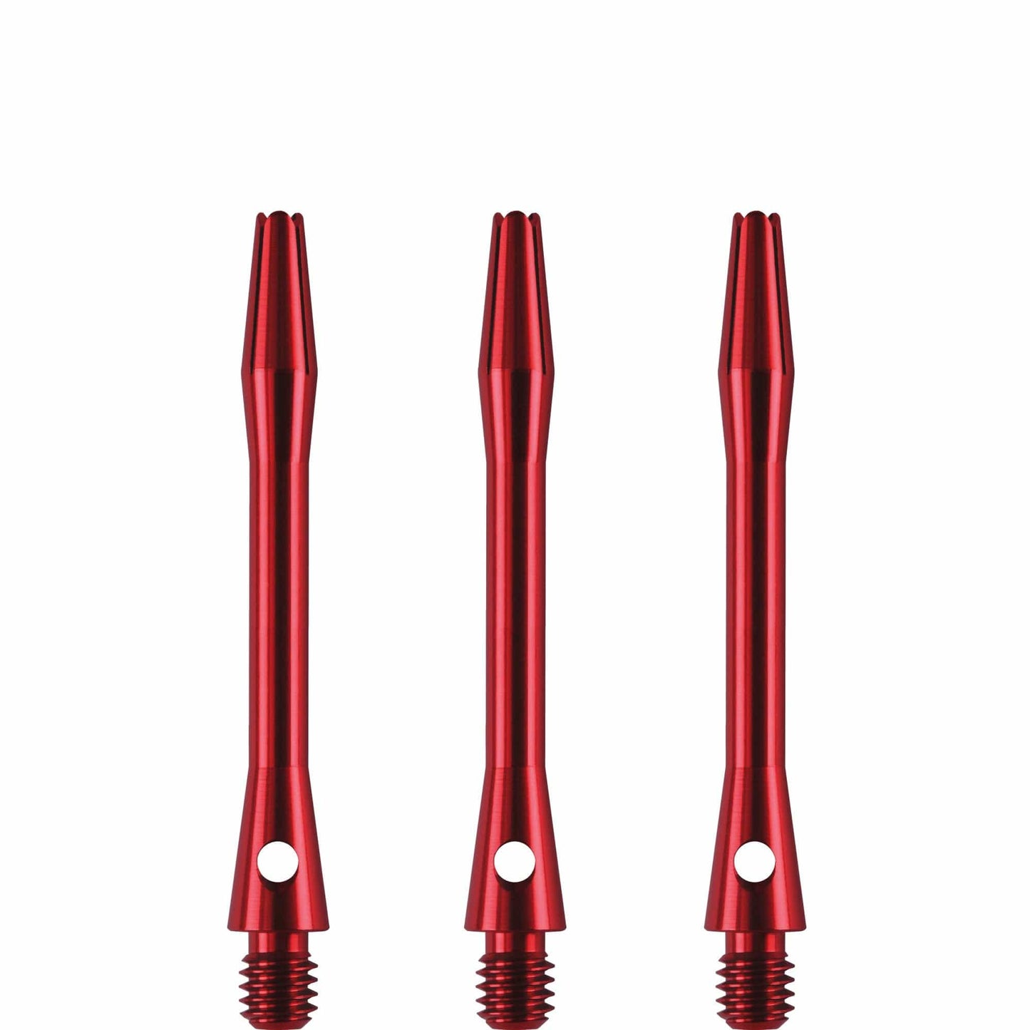 Designa Aluminium Shafts - Metal Dart Stems - Red Tweenie