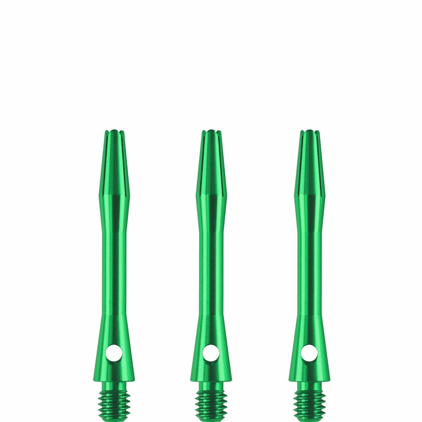 Designa Aluminium Shafts - Metal Dart Stems - Green Short